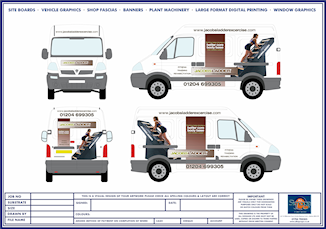 Jacobs Ladder Van Signage