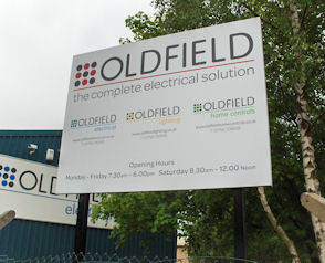 Oldfield Post Mounted Sign