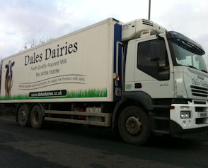 Dales Dairies Wagon Signage